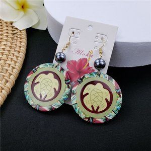 Turtle Acrylic Earrings